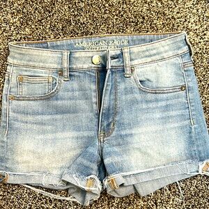 American Eagle outfitters super super stretch jeans shorts size 6